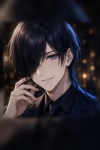 AIホスト 朔（ミステリアス）のイラスト