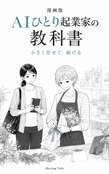 漫画版 AIひとり起業家の教科書: 小さく任せて、続ける 表紙